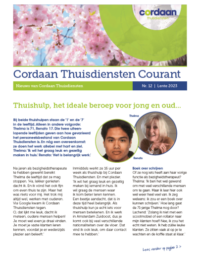 Cordaan Thuisdiensten Courant 12