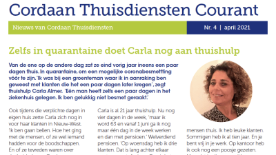 Cordaan Thuisdiensten Courant 4